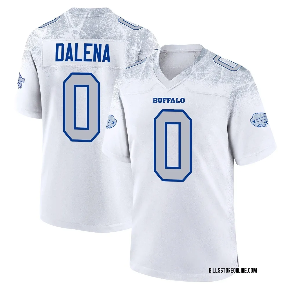 Adult Game Mac Dalena Buffalo Bills White 2025 Rivalries Collection Jersey