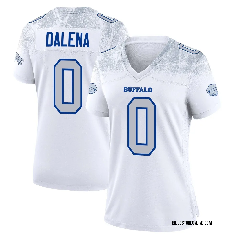 Women's Game Mac Dalena Buffalo Bills White 2025 Rivalries Collection Jersey
